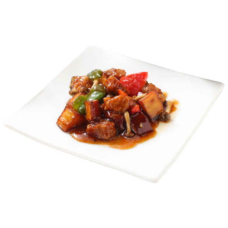 フィレ肉とさつま芋の酢豚